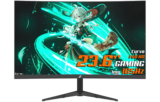 Monitor Gamer SuperFrame Precision, 23.6 Pol, Curvo, Full HD SFP2412 FHD